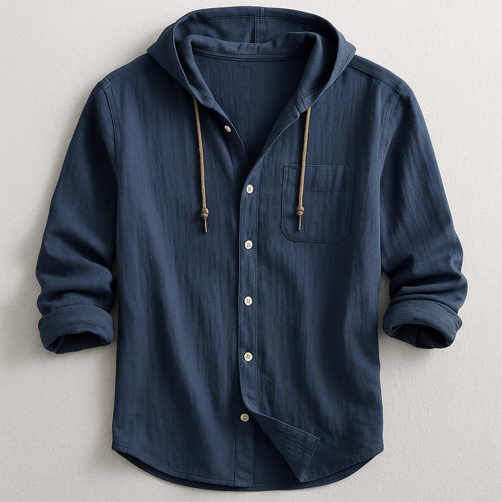 NOVAE  | LUXURY SHIRT WITH HOOD