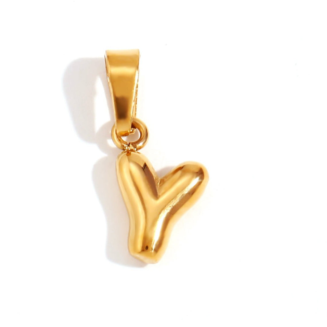 Sophisticated Bubble Letter Necklace