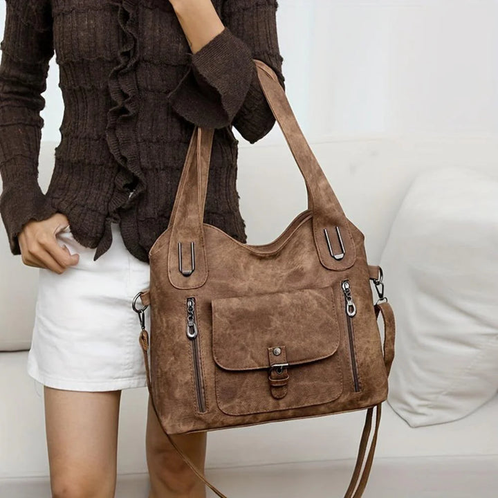 Harper™ | Always Within Reach — Practical Leather Handbag
