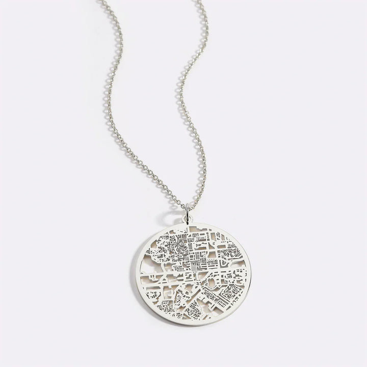 Custom Map Necklace