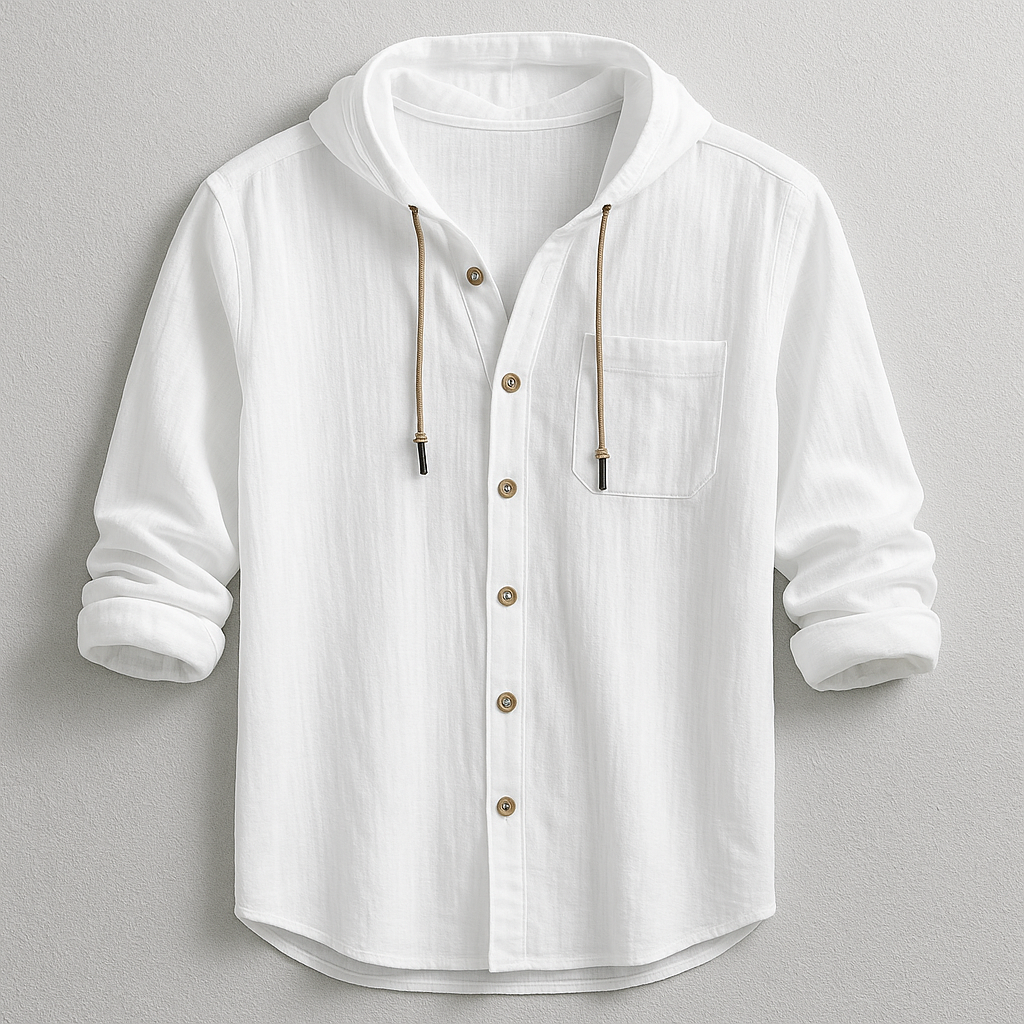 NOVAE  | LUXURY SHIRT WITH HOOD