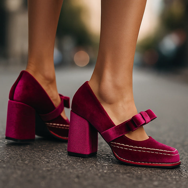 Clair Block Heels
