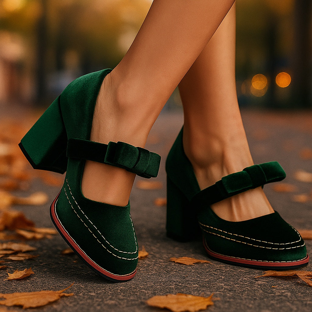 Clair Block Heels