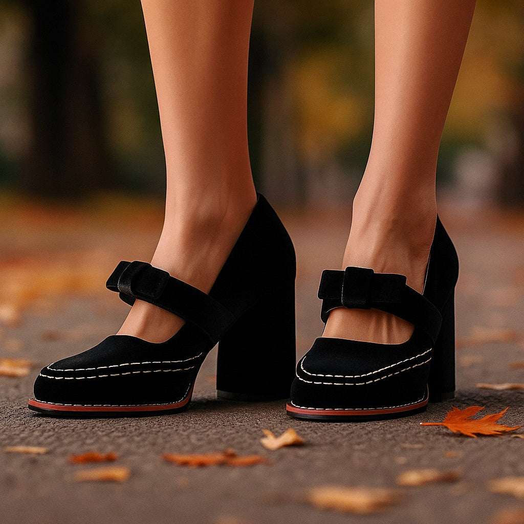 Clair Block Heels