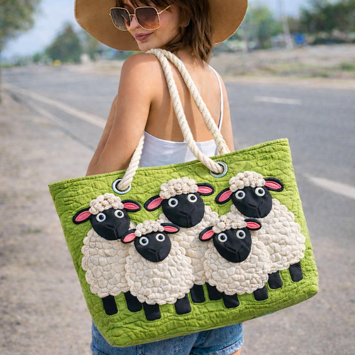 Sheep Heaven Beach Tote