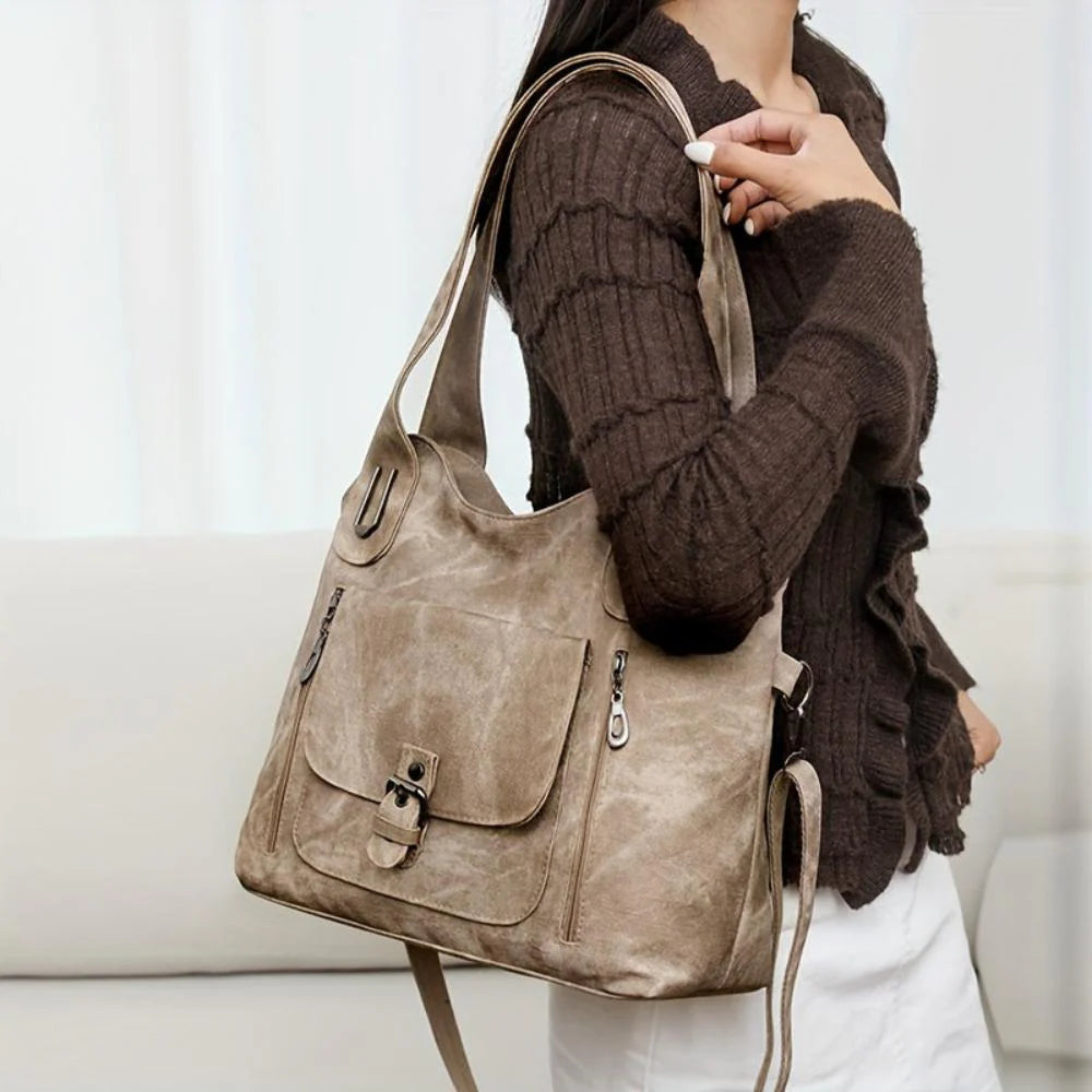 Harper™ | Always Within Reach — Practical Leather Handbag