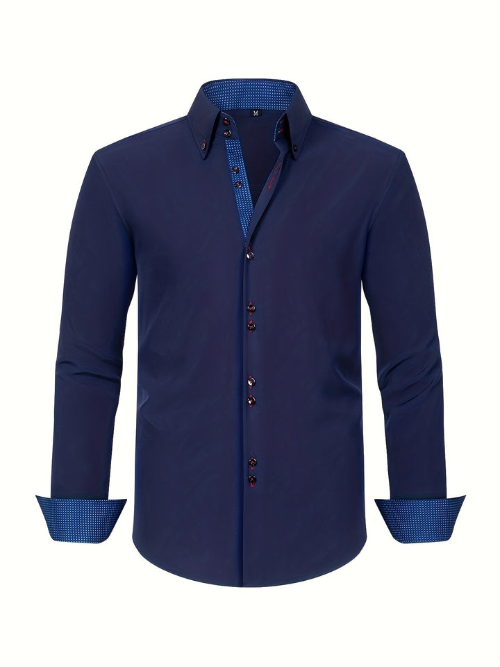 NOVAE | LIGHT ELEGANT SHIRT WITH CONTRAST DETAILS