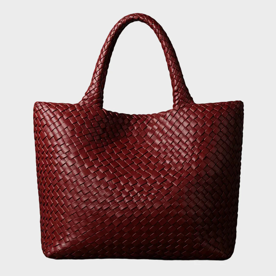 Liva | Handwoven Vegan Leather Tote