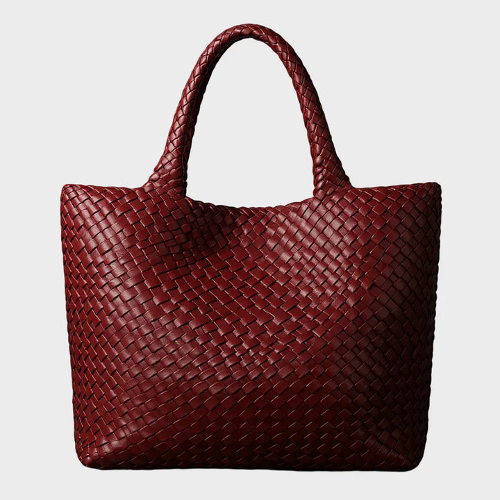 Liva | Handwoven Vegan Leather Tote