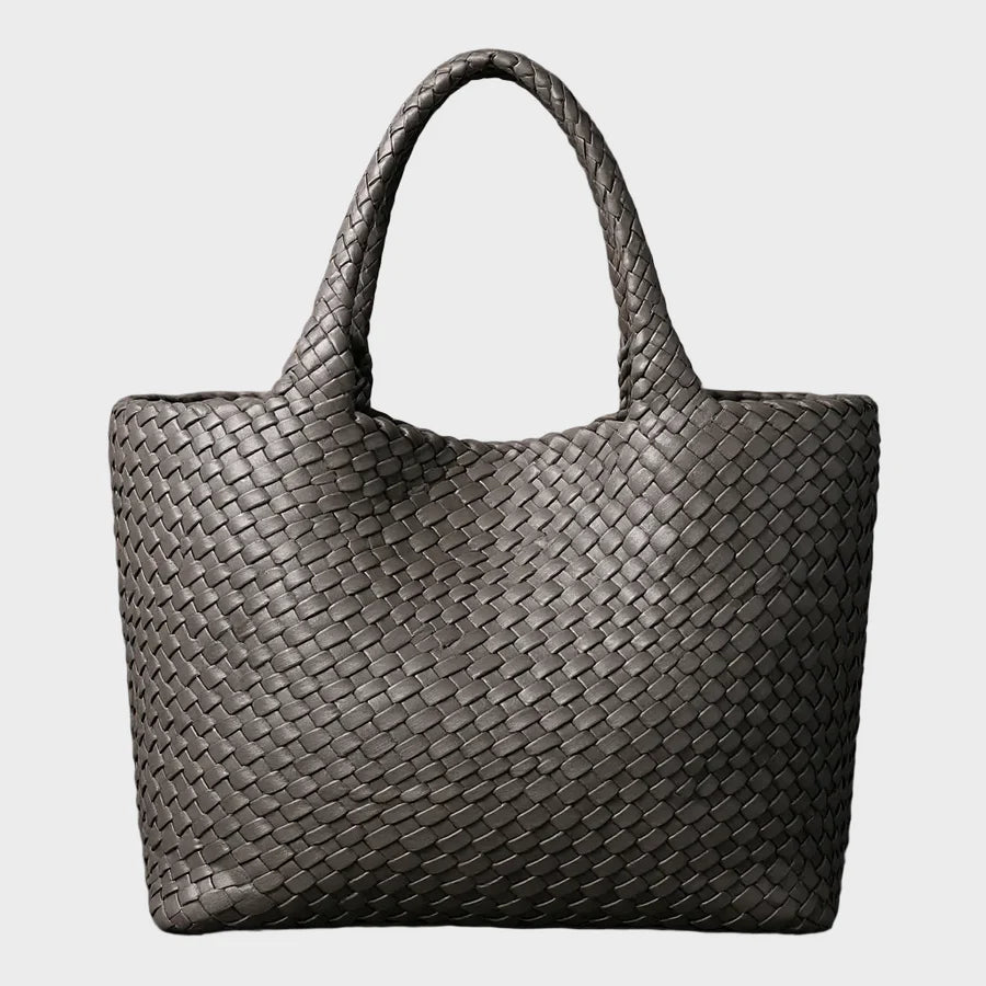 Liva | Handwoven Vegan Leather Tote