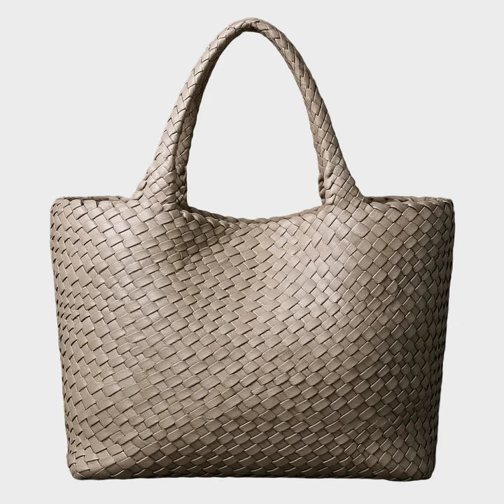 Liva | Handwoven Vegan Leather Tote