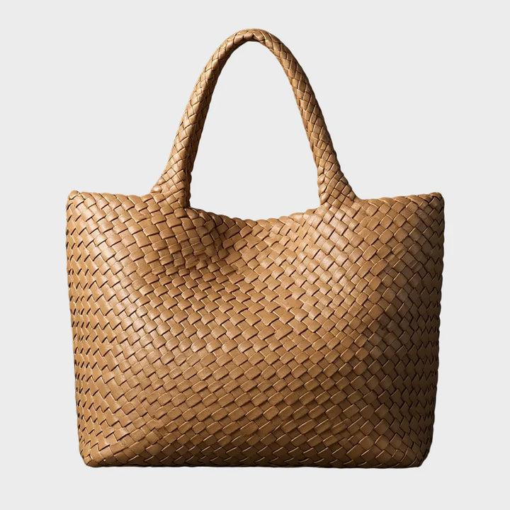 Liva | Handwoven Vegan Leather Tote