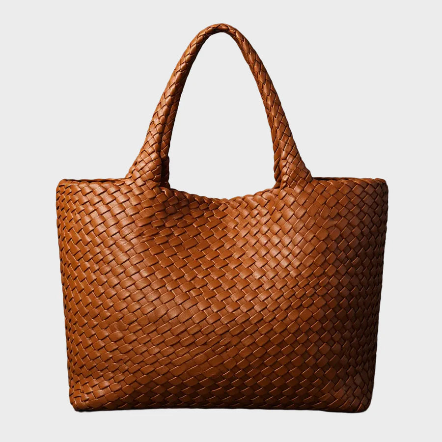 Liva | Handwoven Vegan Leather Tote