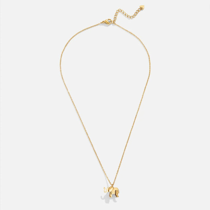 Fortuna Elephant Pendant Necklace