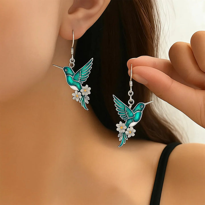 Azure Hummingbird Necklace
