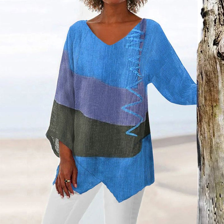Hélène | Artistic V-Neck Tunic