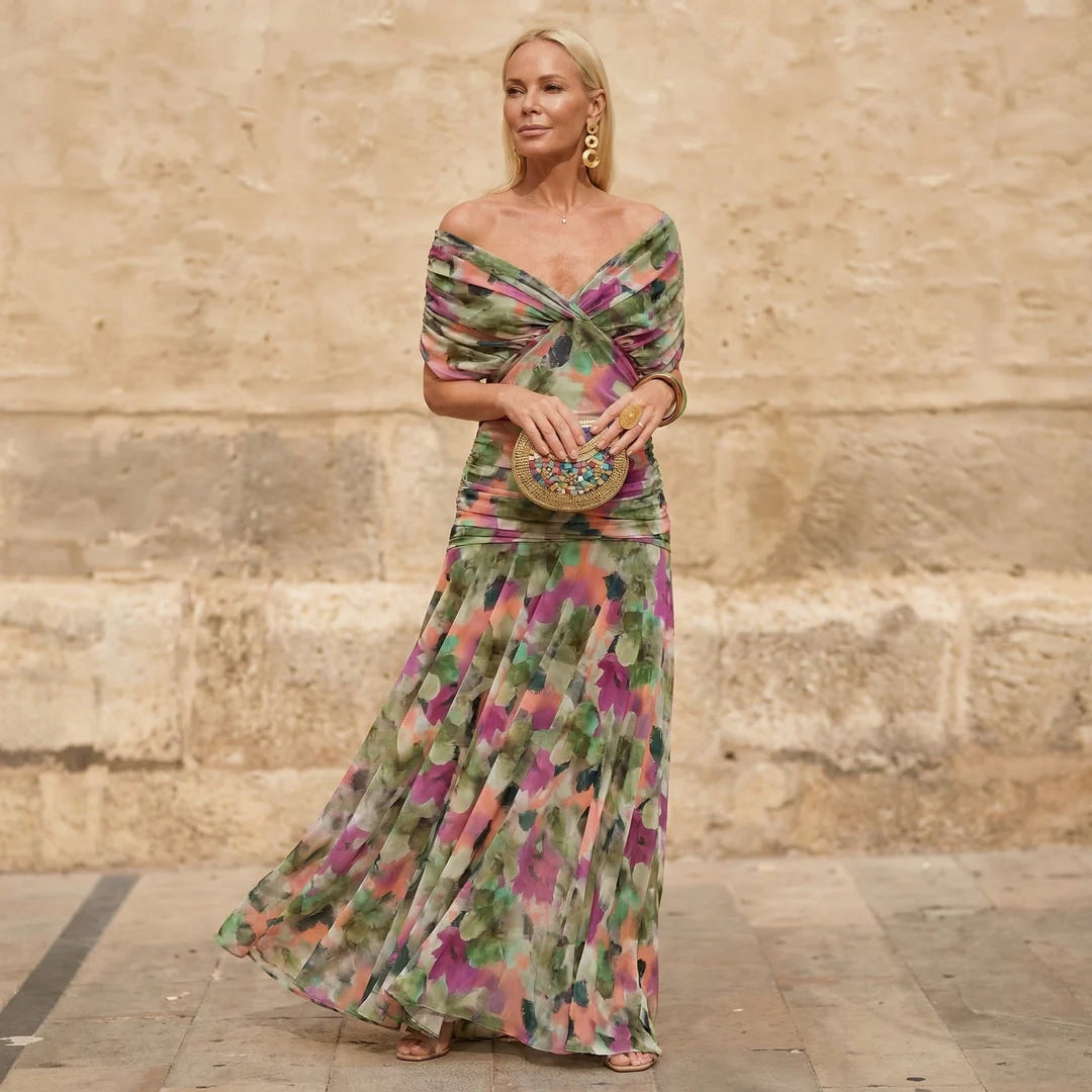 Aurélie | V-Neck Evening Gown