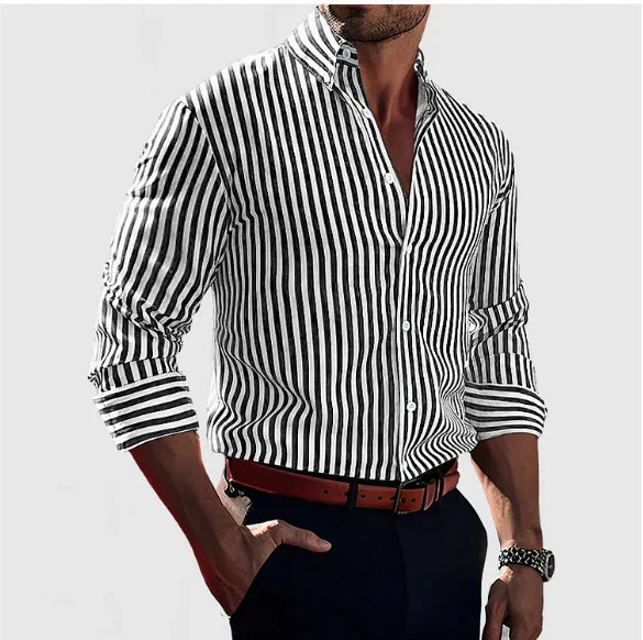NOVAE | STRIPED SHIRT WITH CONFIDENCE
