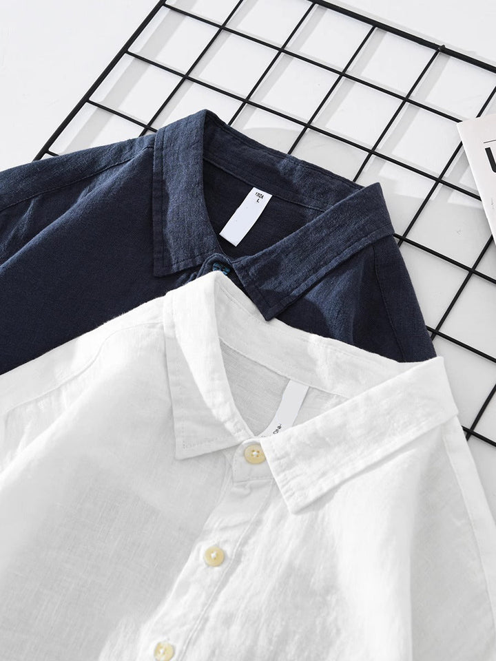 NOVAE| COTTON-LINEN SHIRT
