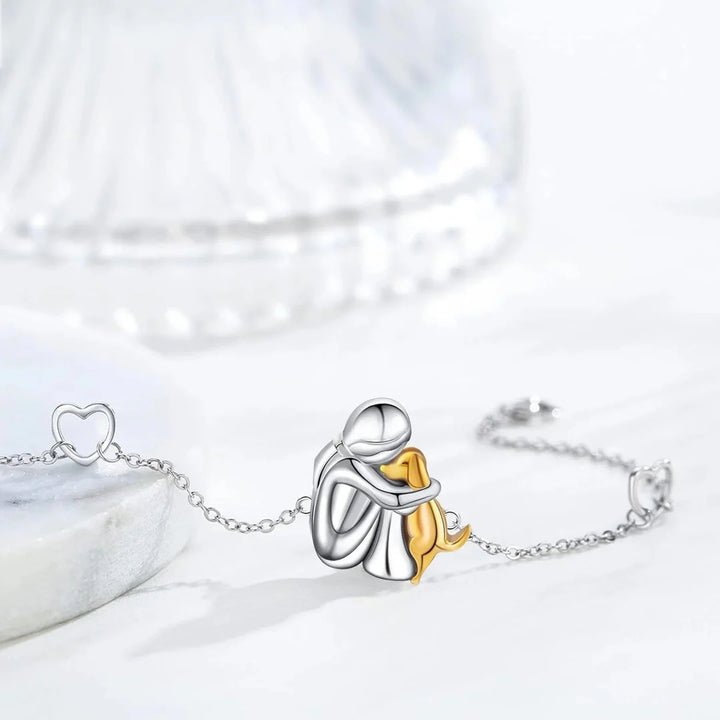 Adjustable Lucky Charm Bracelet in Stainless Steel – Simple & Elegant