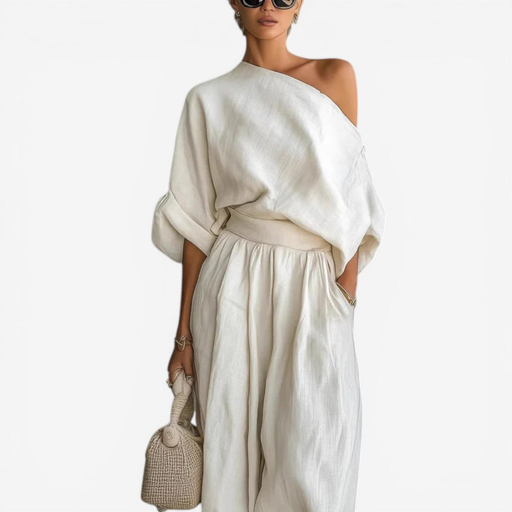 Jessica™ Complete One-Shoulder Linen