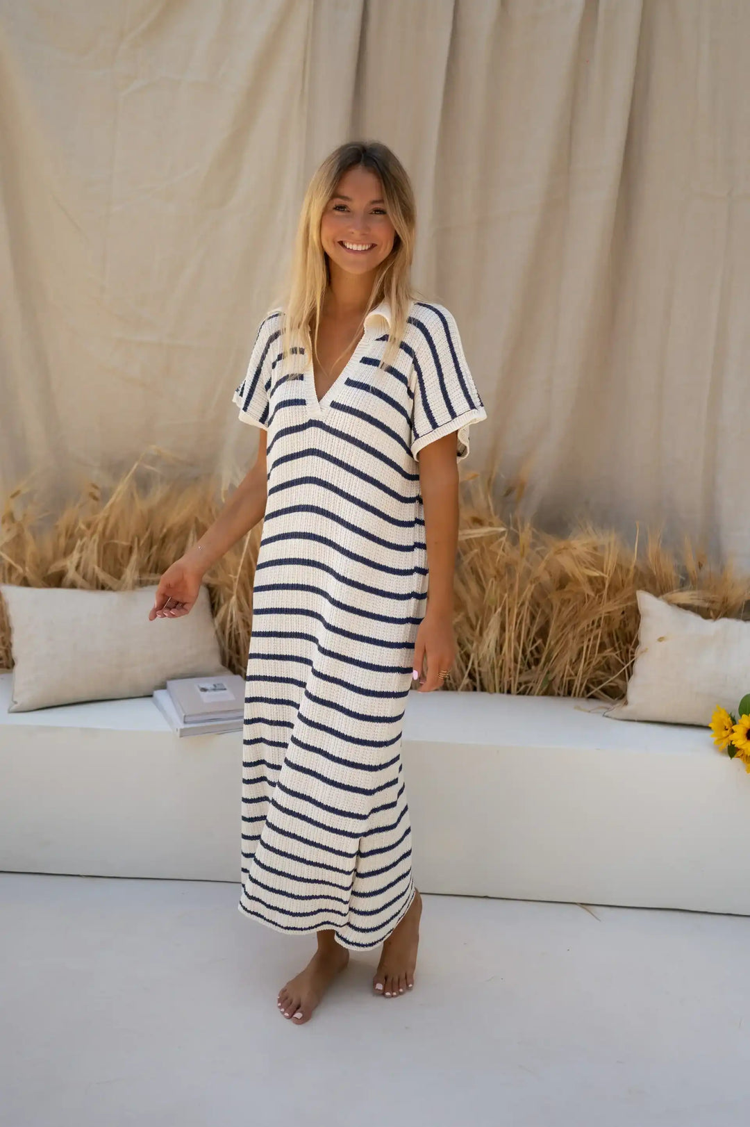 SOPHIA™ | THE STRIPED KNITTED DRESS