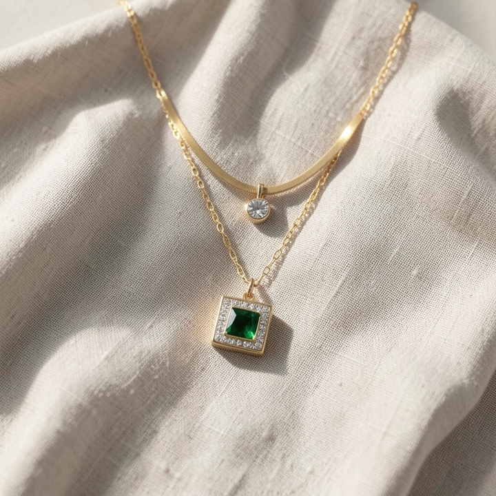 Tirena Valeure Necklace | Gold