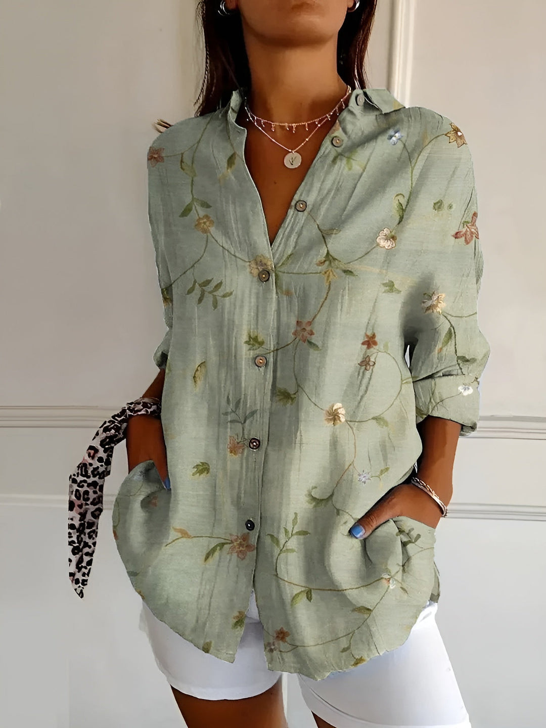 Kaitlyn™ | Floral Fluid Blouse