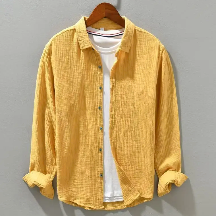 NOVAE | ELEGANT SHIRT IN SOFT COTTON LIKE SILK