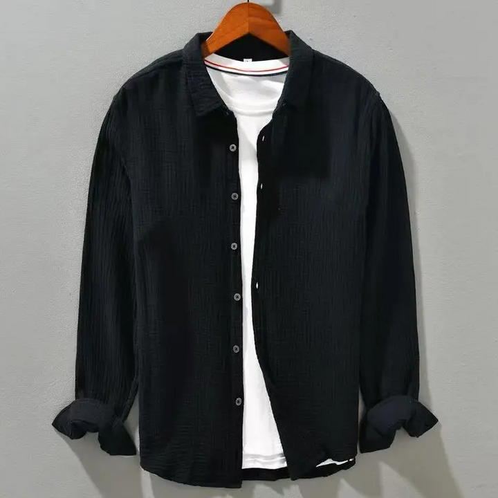 NOVAE | ELEGANT SHIRT IN SOFT COTTON LIKE SILK