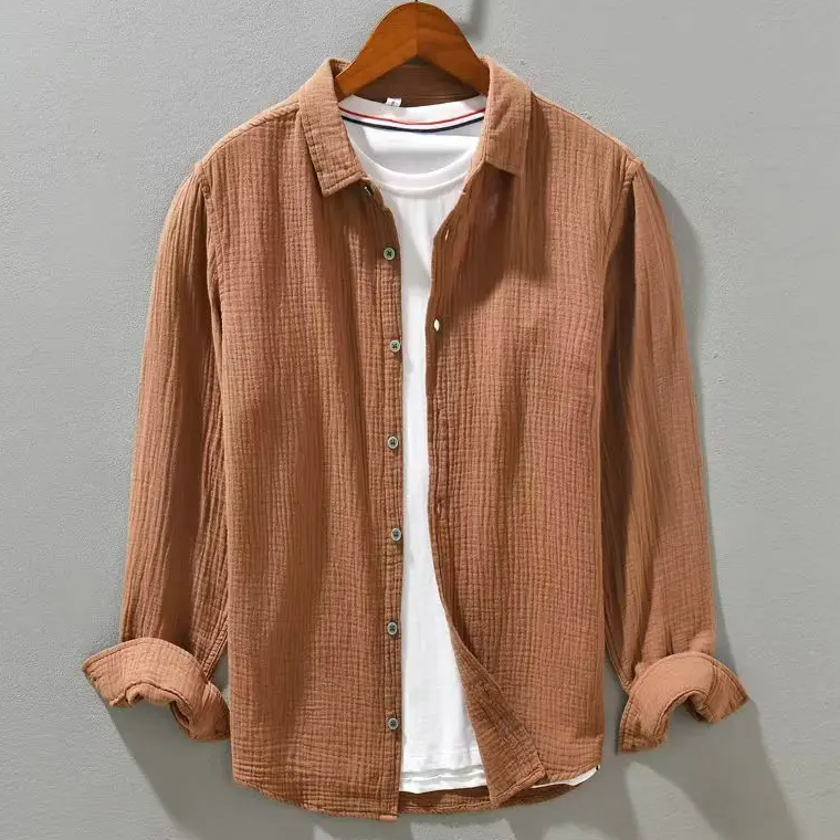 NOVAE | ELEGANT SHIRT IN SOFT COTTON LIKE SILK