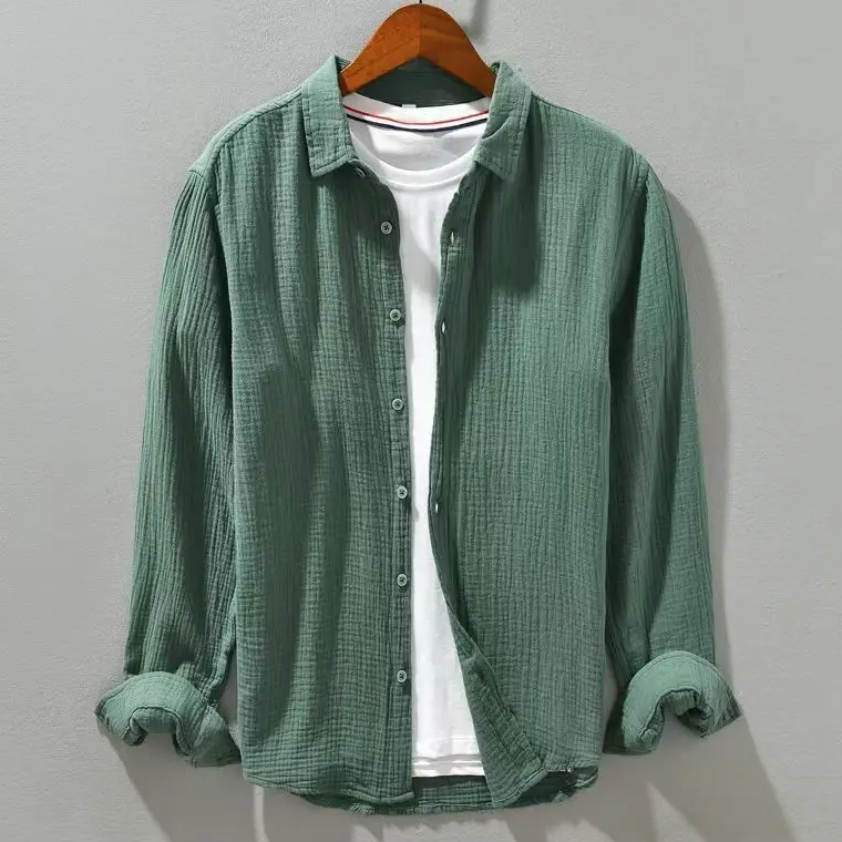 NOVAE | ELEGANT SHIRT IN SOFT COTTON LIKE SILK