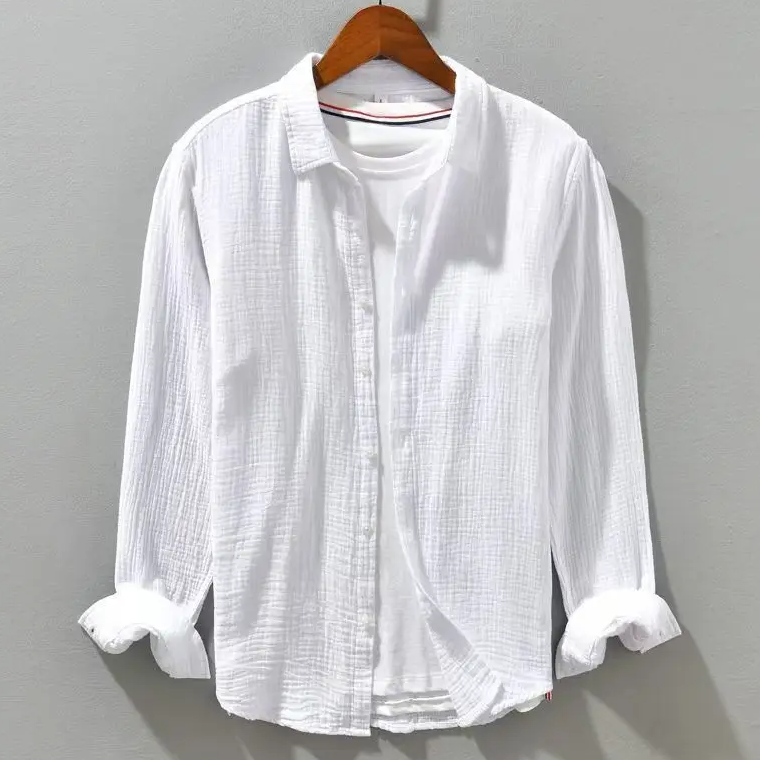 NOVAE | ELEGANT SHIRT IN SOFT COTTON LIKE SILK